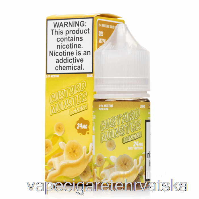 Vape Cigarete Banana - Custard Monster Soli - 30ml 48mg